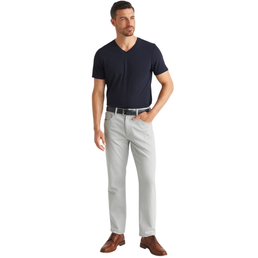Dockers Men's Light Tan Twill Regular Fit Straight Leg Jeans Pants Size 34 x 34